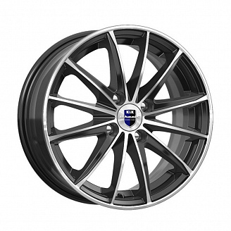 Диск K&K Пойнт Бланк-ориг. (KC884) 6x15 4x100 ET48 DIA 54,1 Алмаз черный SK