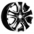 Диск KHW 1503 6x15 4x100 ET50 60,1 Black-FP (Lada Vesta)