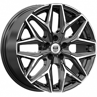 Диск K&K Ариус (KC1187-16) 7x17 5x108 ET42 60,1 Алмаз черный