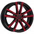 Диск MAK Milano 6,5x16 5x112 ET45 DIA 76 Black Red