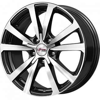 Диск iFree Бэнкс (KC645-16) 7x17 5x114,3 ET45 DIA 66,1 Блэк джек
