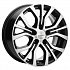 Диск KHW 1608 6,5x16 5x114,3 ET40 66,1 Black-FP (ZV 16 Qashqai)