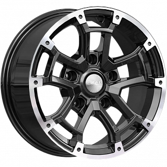 Диск SKAD Барахас 7x16 5x139,7 ET15 DIA 98,5 Алмаз