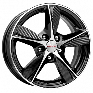 Диск K&K Кинезис-ориг. (KC679) 6,5x16 5x112 ET46 DIA 57,1 Алмаз черный