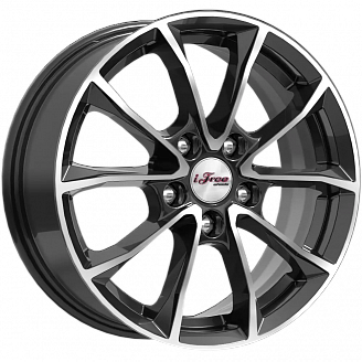 Диск iFree Джет (KC914-03)  6,5x16 5x114,3 ET46 DIA 67,1 Блэк джек