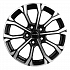 Диск KHW 1605 6,5x16 5x114,3 ET45 60,1 Black-FP (Camry, Corolla, Grand Vitara)