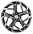 Диск KHW 1716 7x17 5x114,3 ET45 67,1 Black-FP (Hyundai i40)