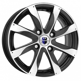 Диск K&K Джемини-ориг. 6x15 4x100 ET37 DIA 60,1 Алмаз черный
