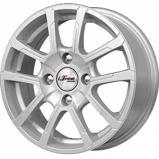 Диск iFree Слайдер (KC587-11) 5,5x14 4x114,3 ET43 DIA 69,1 Нео-классик