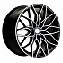 Диск KHW 1813 7x18 5x108 ET33 60,1 Black (Omoda C5) (Сфера)