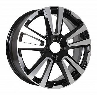 Диск K&K KC874 (ZV 17_Creta) 6,5x17 5x114,3 ET49 DIA 67,1 Алмаз черный