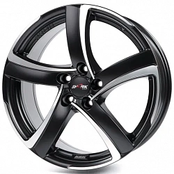 Диск Alutec Shark 6x16 4x108 ET25 DIA 65,1 Racing Black Front Polished