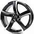 Диск Alutec Shark 7x16 5x108 ET48 DIA 70,1 Racing Black Front Polished